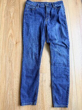 Old Navy Rockstar Super Skinny High-Rise Jeans Dark Wash Sz 10